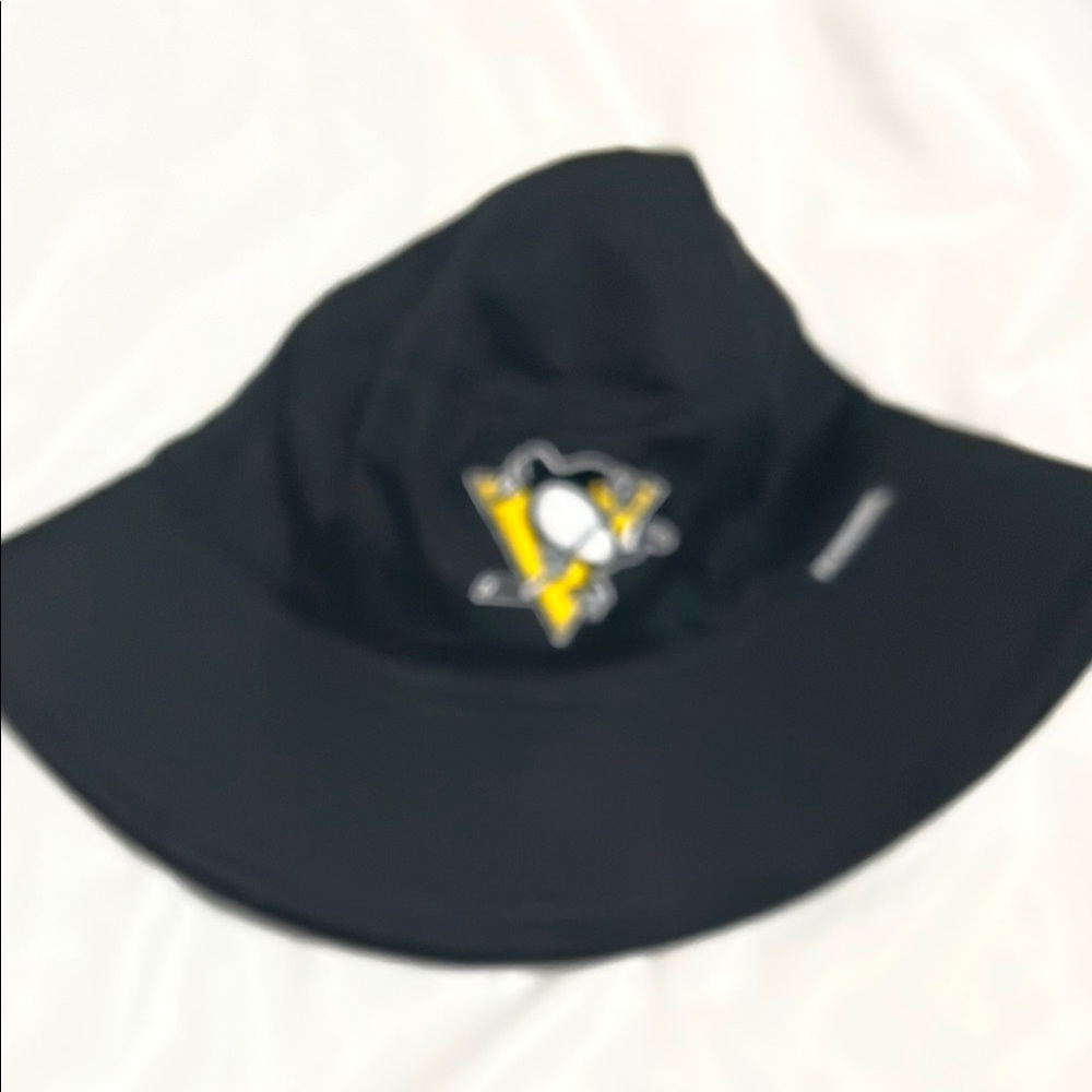 Black Bucket Hat Pittsburgh Penguins
